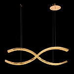 Люстра волнистой формы с фактурным хрустальным плафоном Light Delight варинант исполнения - 2 | Loft Concept в Рязани