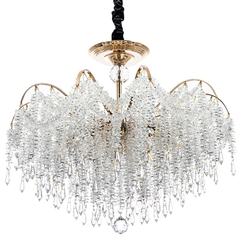 Люстра с хрустальными подвесками Crystal Classic Fairytree Chandelier 12 Золотой Прозрачное Стекло Люстра с хрустальными подвесками Crystal Classic Fairytree Chandelier 12 Золотой Прозрачное Стекло в Рязани | Loft Concept