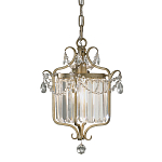 Люстра подвесная со стеклянными подвесками Feiss варинант исполнения - 1 | Loft Concept в Рязани