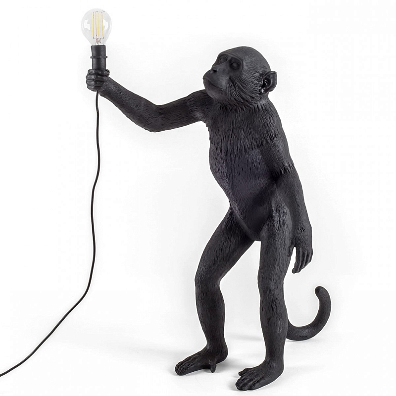 Настольная лампа SELETTI MONKEY LAMP STANDING VERSION Черный Настольная лампа SELETTI MONKEY LAMP STANDING VERSION Черный в Рязани | Loft Concept