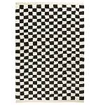 Ковер с шахматным принтом Chess Layout с эффектом шерсти варинант исполнения - 3 | Loft Concept в Рязани