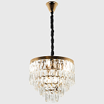 Люстра с прямоугольными хрустальными подвесками Lunet Crystal Rectangulars Chandelier 6 варинант исполнения - 3 | Loft Concept в Рязани