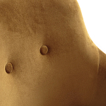 Кресло велюровое золотистого цвета Diaspro Gold  Armchair варинант исполнения - 4 | Loft Concept в Рязани