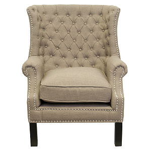 Кресло Charlie Armchair brown flax