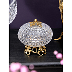 Конфетница из прозрачного рельефного стекла Eden Garden варинант исполнения - 10 | Loft Concept в Рязани