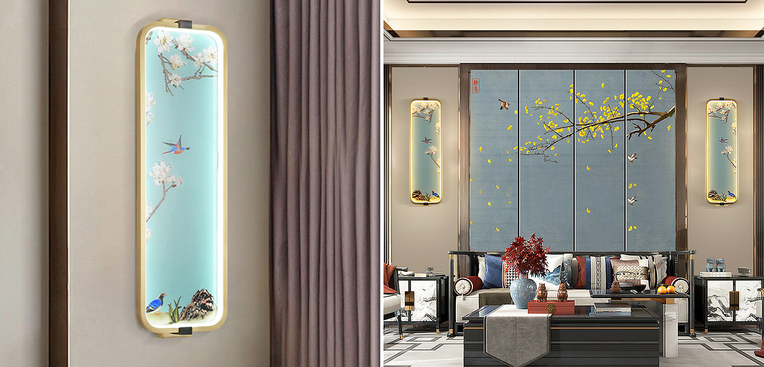 Бра Birds Oriental Scenes Wall Lamp Бра Birds Oriental Scenes Wall Lamp - Loft-Concept в Рязани
