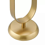 Столик приставной с овальным золотым основанием Oval Gold Base варинант исполнения - 3 | Loft Concept в Рязани