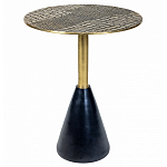 Кофейный столик с металлической столешницей Amphibian варинант исполнения - 1 | Loft Concept в Рязани