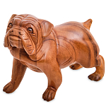 Статуэтка деревянная в виде собаки Balinese Dog 2 варинант исполнения - 1 | Loft Concept в Рязани