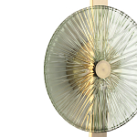 Бра с круглым стеклянным плафоном Gingham варинант исполнения - 9 | Loft Concept в Рязани