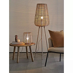 Торшер с плетеным металлическим плафоном Wicker Iron Lamp варинант исполнения - 4 | Loft Concept в Рязани