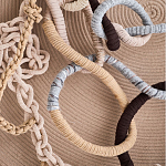 Круглое Дизайнерское Панно Дюна Round Panel Dune варинант исполнения - 5 | Loft Concept в Рязани