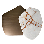 Столик журнальный Promontory с мрамором варинант исполнения - 2 | Loft Concept в Рязани