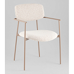 Стул Doe с подклокотниками молочный варинант исполнения - 1 | Loft Concept в Рязани