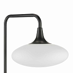 Торшер с белым стеклянным плафоном в форме эллипса Kernel варинант исполнения - 2 | Loft Concept в Рязани