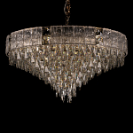 Люстра с каскадом из прозрачного хрусталя Constant Sparks варинант исполнения - 11 | Loft Concept в Рязани