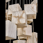 Люстра подвесная с квадратными плафонами из натурального камня Glowing Spheres варинант исполнения - 4 | Loft Concept в Рязани