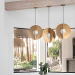 Подвесной светильник в форме золотых дисков Minimalist Lighting Fixture варинант исполнения - 4 | Loft Concept в Рязани