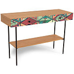 Консоль с принтом на ящиках Elise Console Table варинант исполнения - 11 | Loft Concept в Рязани