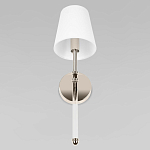 Бра с белым тканевым плафоном в форме конуса и металлическим основанием Nicoleta варинант исполнения - 4 | Loft Concept в Рязани