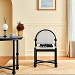 Дизайнерский стул деревянный с полукруглой спинкой Highquality варинант исполнения - 3 | Loft Concept в Рязани