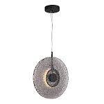 Подвесной светильник из дымчатого фактурного двойного стекла Heterochromia варинант исполнения - 3 | Loft Concept в Рязани