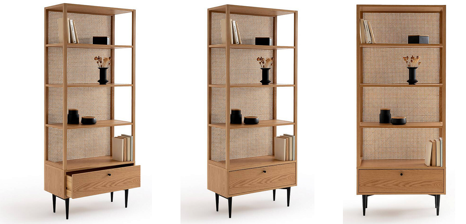 Стеллаж Agnar Wicker Rack Стеллаж Agnar Wicker Rack - Loft-Concept в Рязани