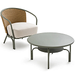 Садовое кресло с каркасом из стали Kenneth Chair варинант исполнения - 8 | Loft Concept в Рязани