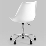 Офисный стул на металлическом основании EGGERY White варинант исполнения - 6 | Loft Concept в Рязани