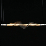 Люстра подвесная линейная Adilin Сhromium варинант исполнения - 1 | Loft Concept в Рязани