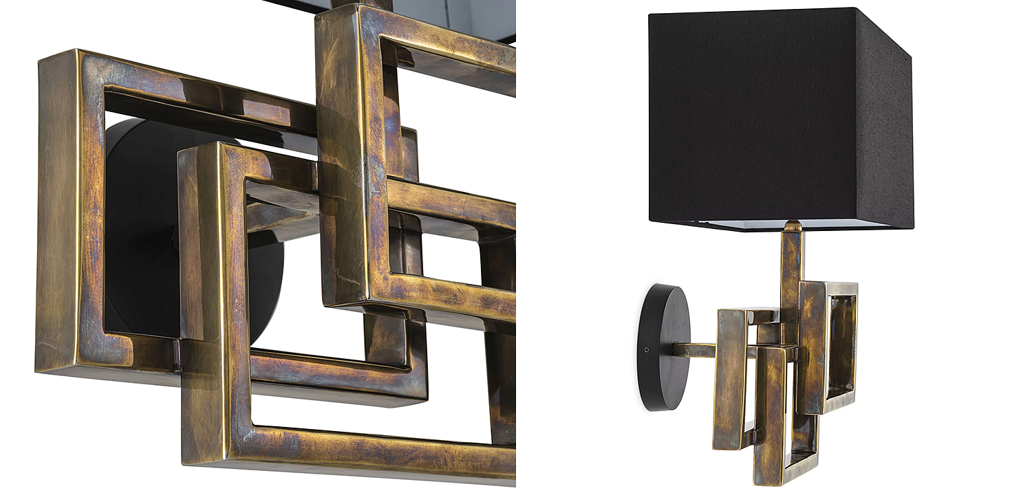 Бра Eichholtz Wall Lamp Windolf Vintage Brass Бра Eichholtz Wall Lamp Windolf Vintage Brass - Loft-Concept в Рязани