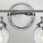 Бра для ванных комнат с прозрачным шарообразным плафоном из стекла с пузырьками на круглом основании Hinkley варинант исполнения - 17 | Loft Concept в Рязани