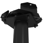 Барный стул вращающийся со спинкой и подлокотниками Douglas Rhombus Синий Велюр варинант исполнения - 6 | Loft Concept в Рязани