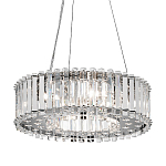 Люстра подвесная круглая с множеством вертикальных прямоугольных кристаллов Kichler варинант исполнения - 1 | Loft Concept в Рязани