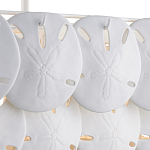 Люстра овальной формы с белыми подвесными элементами White Natural Lines варинант исполнения - 2 | Loft Concept в Рязани