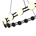 Люстра кольцевая с круглыми светодиодными источниками света Maxine Light варинант исполнения - 6 | Loft Concept в Рязани