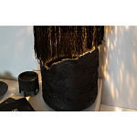 Напольная лампа черная с текстильными элементами "ЯРВИ" варинант исполнения - 7 | Loft Concept в Рязани