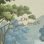 Обои ручная роспись African Savannah Eden варинант исполнения - 2 | Loft Concept в Рязани