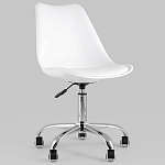 Офисный стул на металлическом основании EGGERY White пластик варинант исполнения - 2 | Loft Concept в Рязани