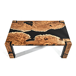 Кофейный Стол River in Autumn Elm Resin Coffee Table варинант исполнения - 2 | Loft Concept в Рязани