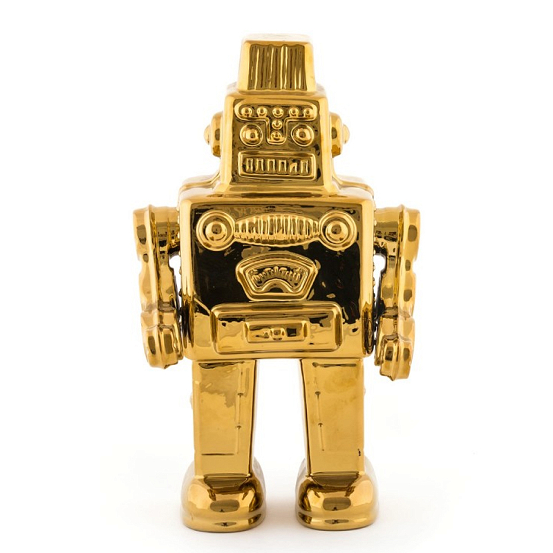 Аксессуар Seletti My Robot Gold Золотой Аксессуар Seletti My Robot Gold Золотой в Рязани | Loft Concept