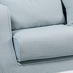 Диван Seldon с мягкими подушками голубое букле варинант исполнения - 5 | Loft Concept в Рязани