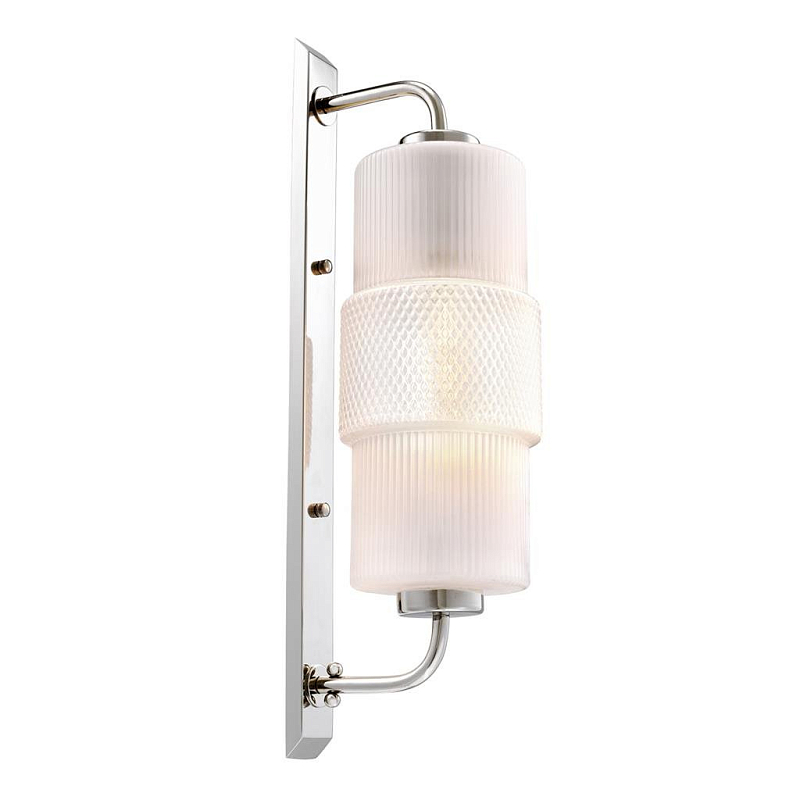 Бра Eichholtz Wall Lamp Isis Никель Белый Бра Eichholtz Wall Lamp Isis Никель Белый в Рязани | Loft Concept