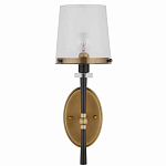 Бра настенное с прозрачным стеклянным абажуром Simple Pure Form варинант исполнения - 3 | Loft Concept в Рязани