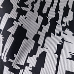 Мебельная ткань Жаккард черно-белый принт 145 см T2-126 варинант исполнения - 3 | Loft Concept в Рязани