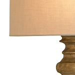 Бра светодиодное с тканевым абажуром на фигурном основании Undercut варинант исполнения - 1 | Loft Concept в Рязани