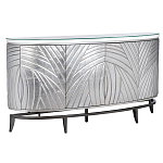 Комод фактурный серебристый с дверцами Silver Chest of Drawers варинант исполнения - 1 | Loft Concept в Рязани