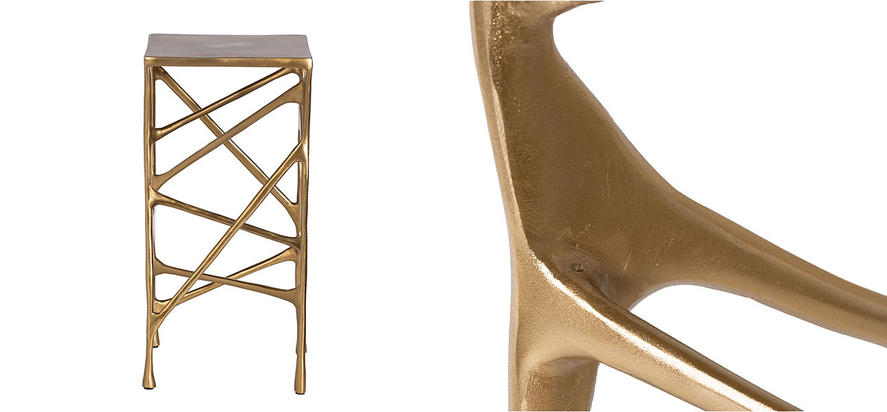 Столик журнальный Origania gold Столик журнальный Origania gold - Loft-Concept в Рязани
