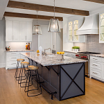 Подвесной светильник с прозрачным коническим стеклянным плафоном в современном стиле Feiss варинант исполнения - 3 | Loft Concept в Рязани