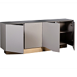 Комод со стеклянной столешницей и с выдвижными ящиками Minimalist Accent варинант исполнения - 2 | Loft Concept в Рязани